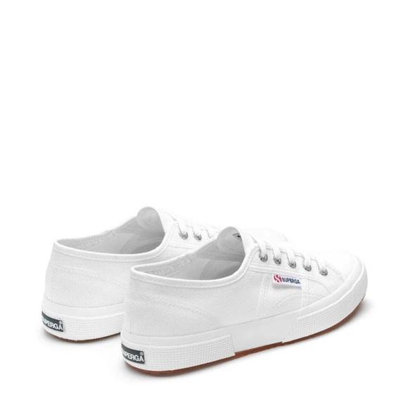 Superga White Canvas Sneakers Classic - Picture 2 of 8